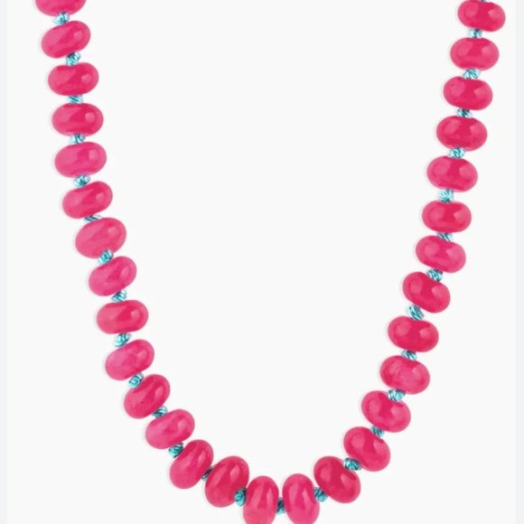 Palma Necklace ~ Pink Quartz - Picture 2 of 6